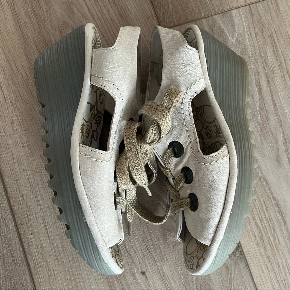 Fly London Ylva Lace Up Sandals